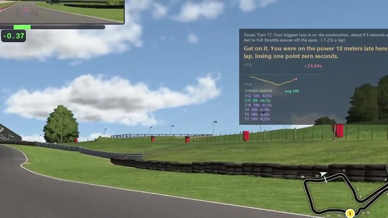 Your AI simracing coach on your radio while you drive